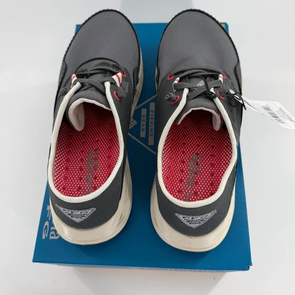 Columbia PFG Bahama X Relaxed‎ Mens Boat Shoes Grill Sunset Red BM9625-028 9